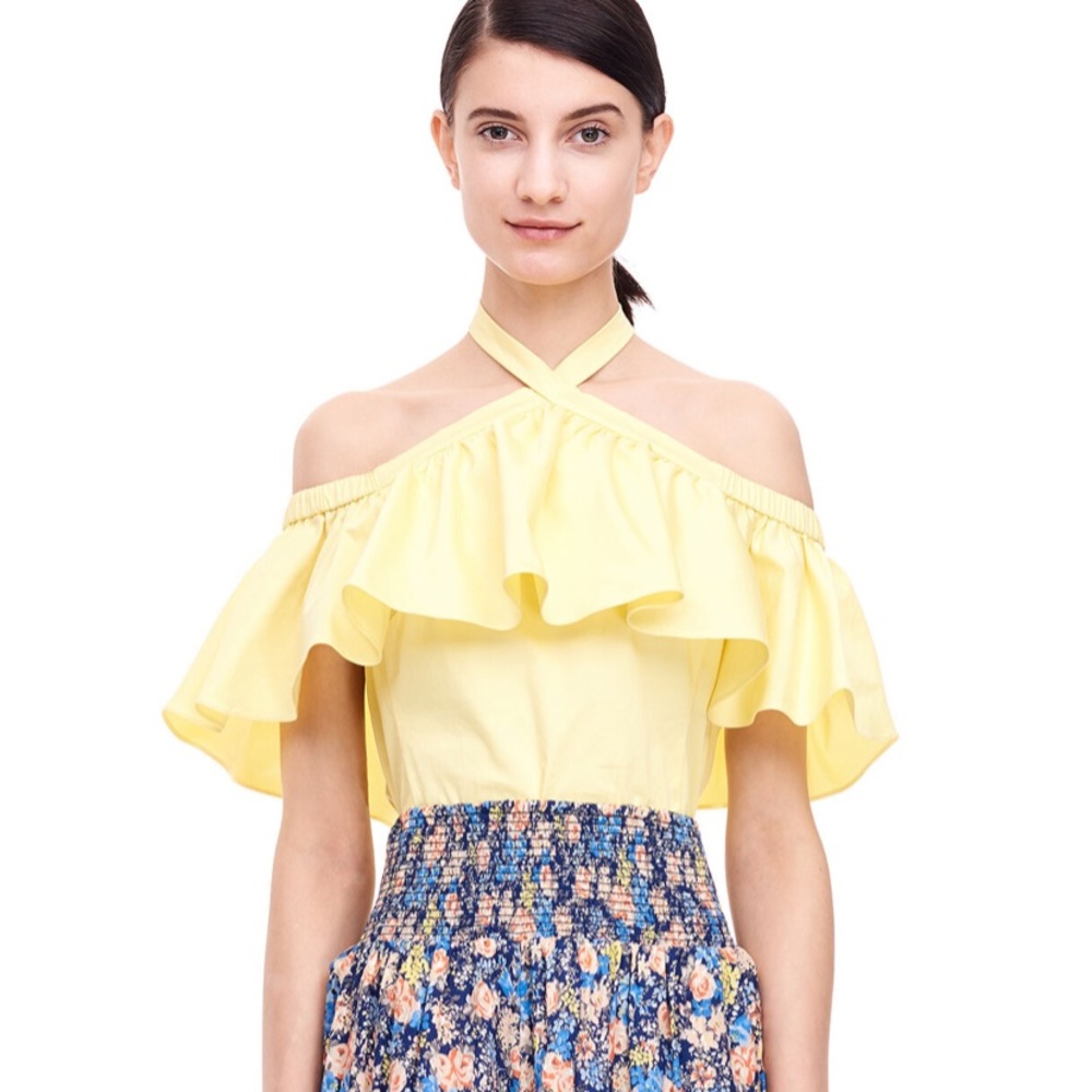 NWT Rebecca Taylor Bare Shoulder Halter Top 🥰